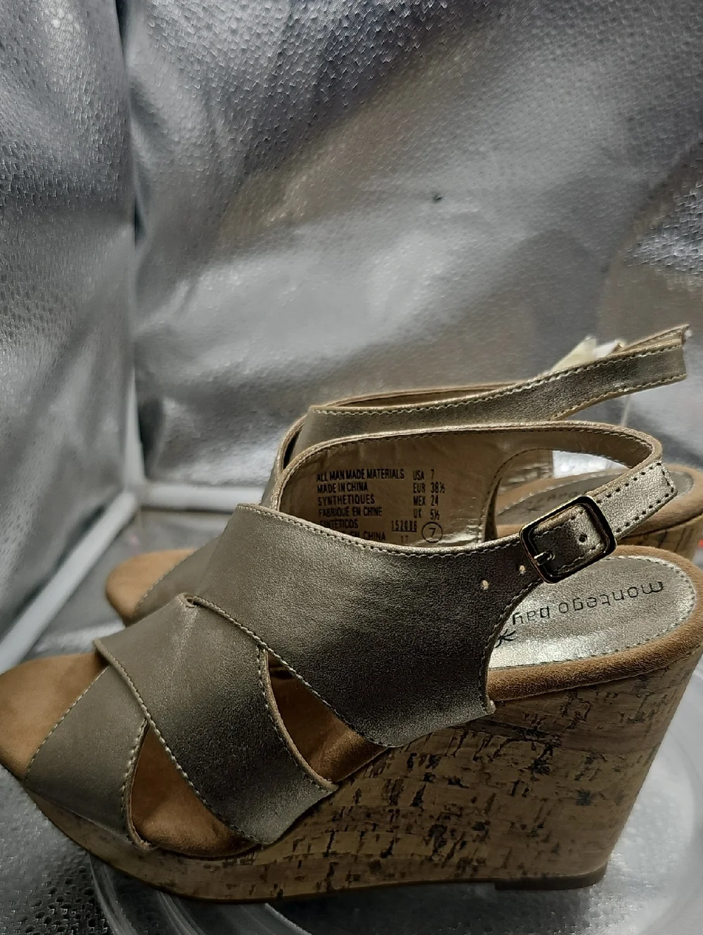 J Gopld Womens Wedge Sz 7 Montego - Picture 3 of 7